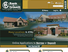 Tablet Screenshot of bankofgravett.net